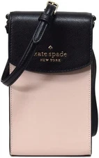 Kate Spade Staci/Madison Color Block  Leather North South Flap Phone Crossbody