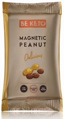 BeKeto Keto Bar, 9 x 40 g Riegel, Magnetic Peanut