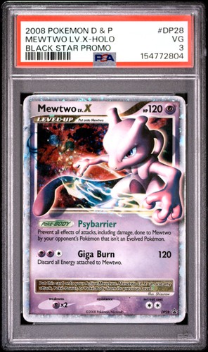 Mewtwo LV.X graded PSA 3 for sale on eBay