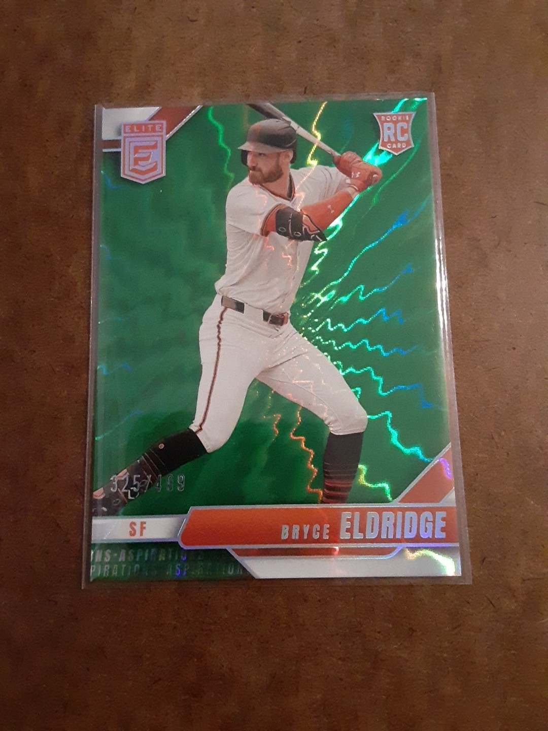 Bryce Eldridge 2026 Donruss Elite #81 Aspirations Shimmer RC /499
