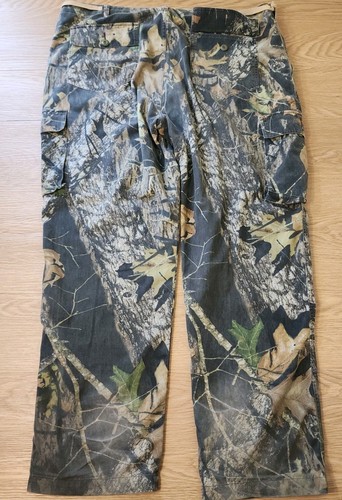 Cabelas Camo Pants Mens 44 Reg Fleece Camouflage Hunting Cargo Deer Adult - Picture 3 of 12