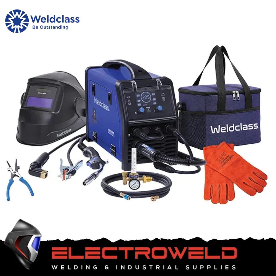 WELDCLASS FURY 205 MPST Pulse Mig/Tig/Stick Welder WFY185MK1 - Bild 1 von 1