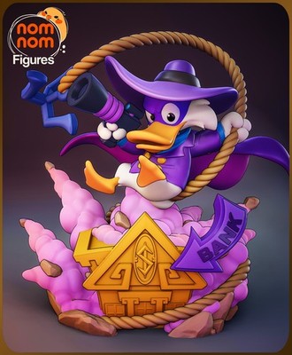 Chibi Dark wing Duck - Unpainted | Unassembled 3D printed Resin Model Kit