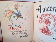 Amanda by Wolo ~ Custom art by Wolo to David ~ 1st Print Hardcover 1941