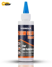 Fabric Glue Liquid Stitch Permanent Washable Strong Bond Craft Adhesive 4 fl oz!