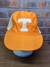 Vintage UT Vols Tennessee Volunteers Orange Snapback Made In USA Hat