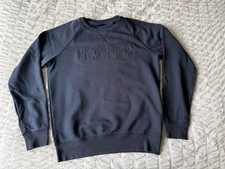 GANT Navy Blue Jumper Lightweight Medium M GANT Embossed To Chest