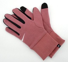 Nike Phoenix Fleece Gloves Women's Medium Canyon Pink/Black/White