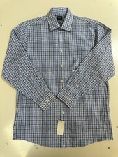 Arrow Men  s Dress Shirt Size Medium 15 - 15 1/2 Sleeve Length 32/33