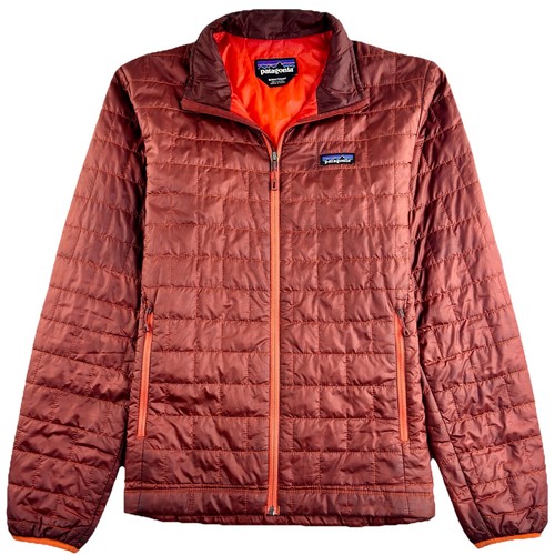 Patagonia Nano Puff Jacket Men’s M Oxide Red Lightweight Quilted Puffer 84212
