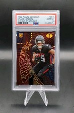 Drake London 2022 Illusions Shining Stars RC Red  60/75  PSA GEM MINT 10🔥