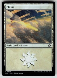 Plains (0267) Foil Edge of Eternities EOE MTG