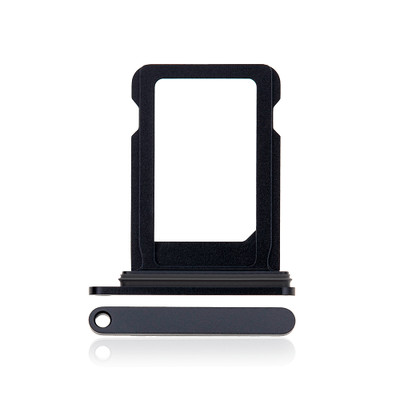 SIM Card Tray Holder Replacement Compatible with iPhone 12 Mini   Black (New)