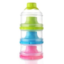 Stackable Non Spill Baby Formula Dispenser Travel Container Free Snack