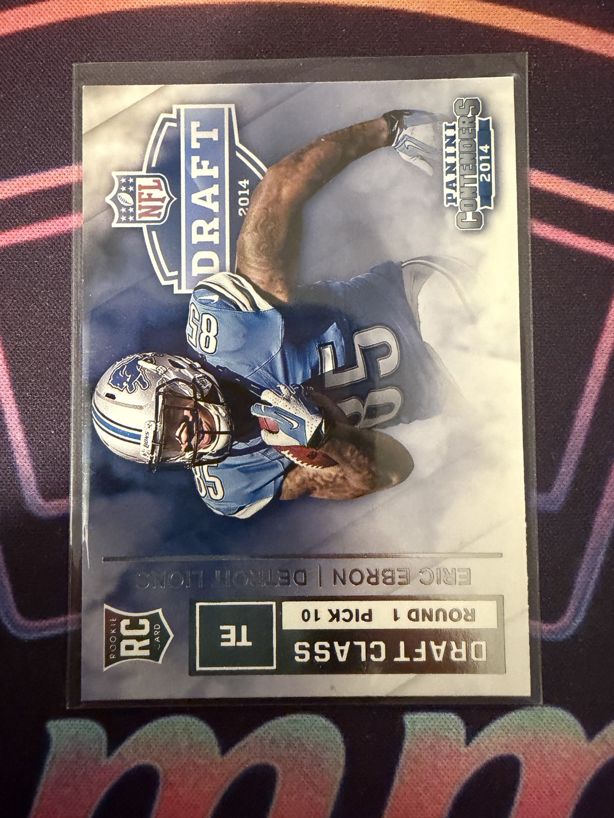 2014 Panini Contenders - Draft Class Eric Ebron #RDA-14 (RC) Lions