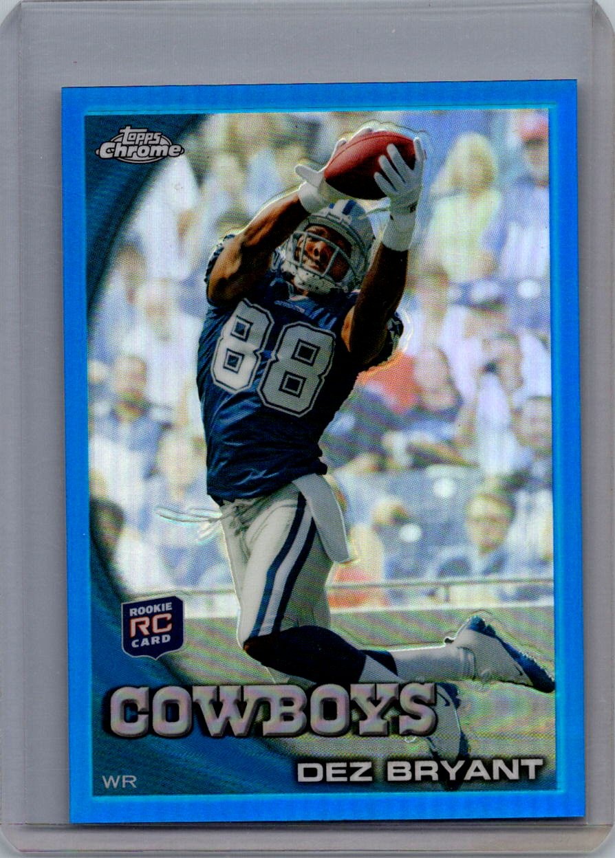 2010 Topps Chrome #C60 Dez Bryant Blue Refractors #/199