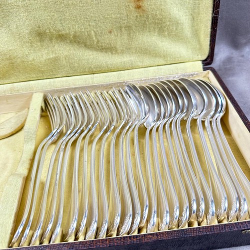 Preciosa ama de casa vintage de 34 piezas de metal plateado Ercuis de los años 50 - Imagen 3 de 10
