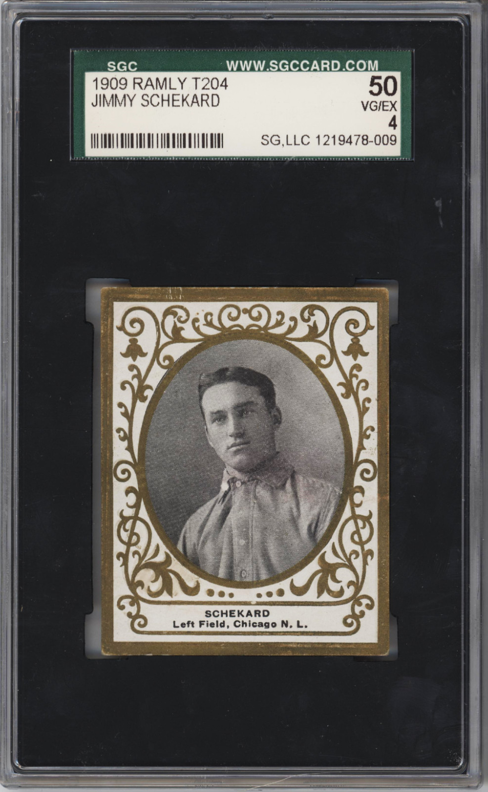 Jimmy Schekard 1909 Ramly T204. SGC 4