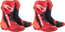 Alpinestars Supertech R Boots Bright Red/Red Fluo Road Race Track All Sizes NEW