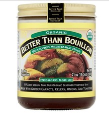 Better Than Bouillon Organic Seasoned Vegetable Base, 21 oz EXP: 09/5/2026