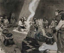 MAYNARD DIXON : Hopi Ceremonial : Archival Art Print