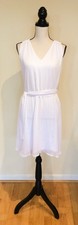 Calvin Klein White Sleeveless Party Dress, Size 4