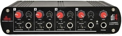 dbx DI4 Active 4-Channel Direct Box with Line Mixer