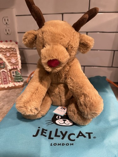 Brand New Authentic Jellycat Romi Reindeer with Tags and Dust Bag - Picture 1 of 6