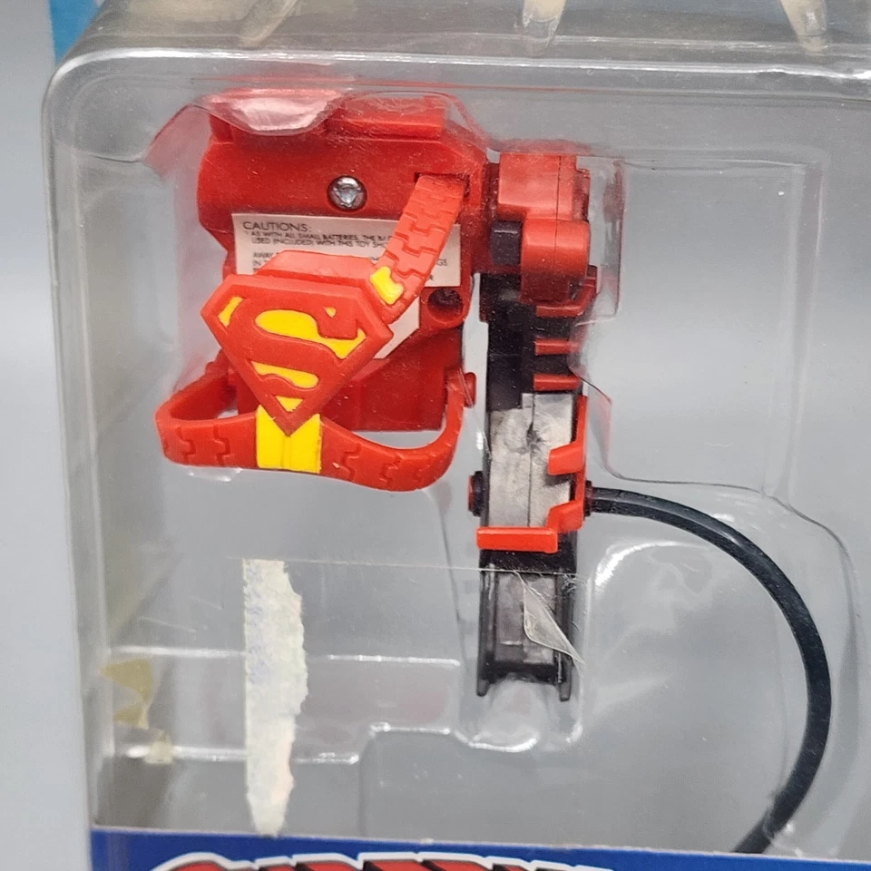 Kenner 1996 Superman Man of Steel - Deluxe Electronic Ultra Heat Vision LEER Foto 3 de 4