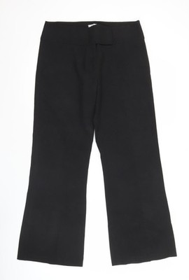 Quiz Damenhose schwarz gerades Bein Größe 12 Polyester Arbeitskleidung