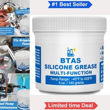 Plumber Silicone Grease Food Grade 5 oz O Ring Filter Rubber Gasket Lubricant