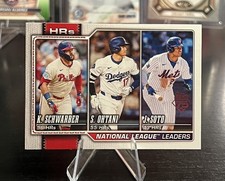 2026 Topps Series 1 #84 National League HR Leaders Schwarber/ Ohtani/ Soto