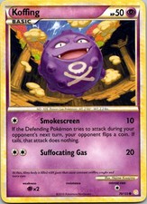 Koffing 70/123 Common HeartGold & SoulSilver Pokemon Near Mint