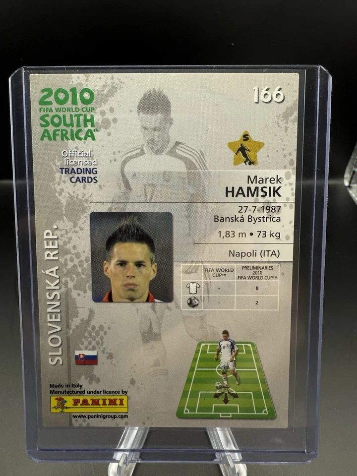 Marek Hamsik 2010 Panini FIFA World Cup South Africa PREMIUM FOIL #166 Slovakia - Image 2 of 3