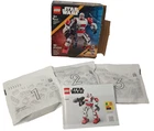 Lego 75448  Clone Shock Trooper  Mech   Blocks sealed  Instructions   Box Damage