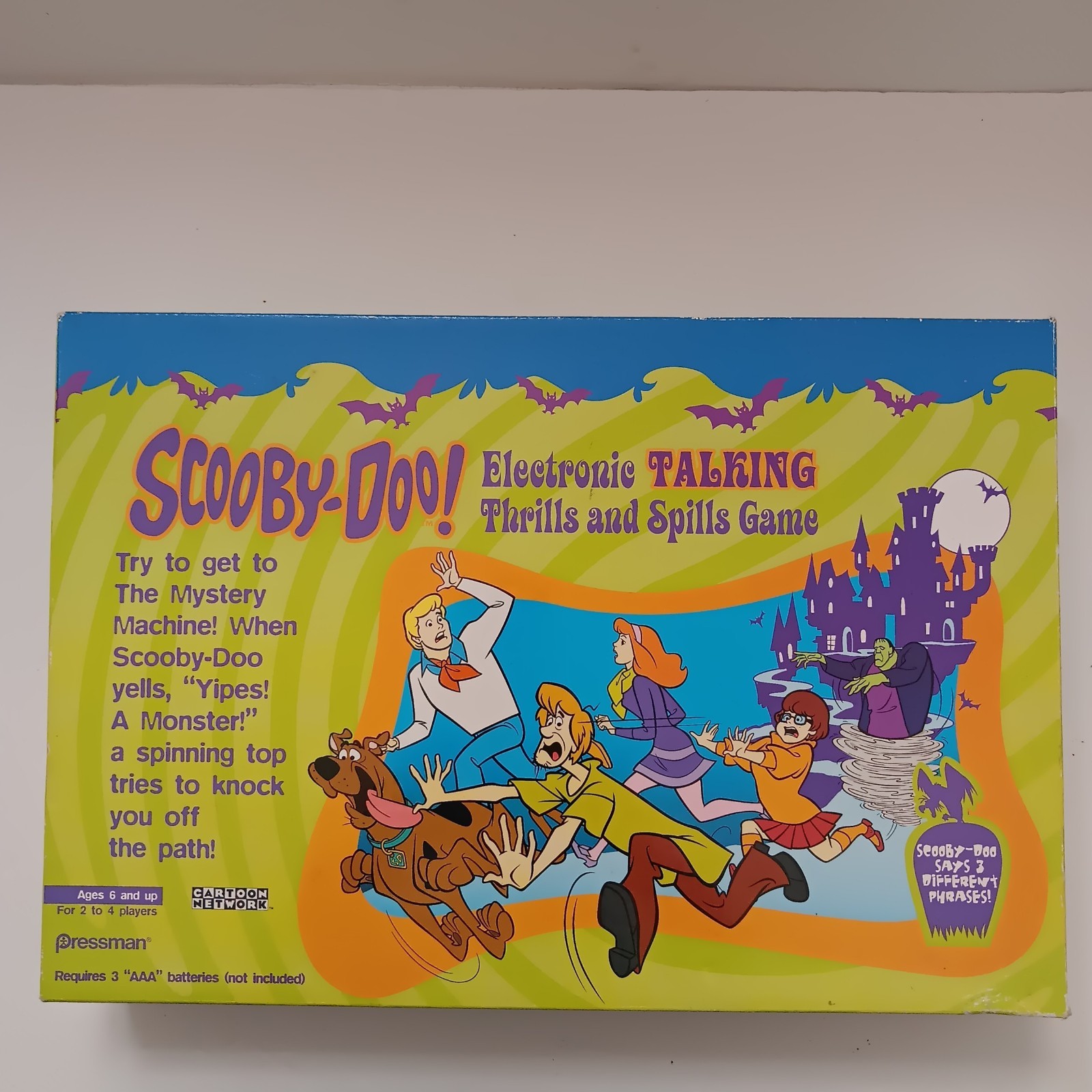 Scooby Doo Thrills Spills Mystery Board Game Monsters Ghosts 1999 Pressman