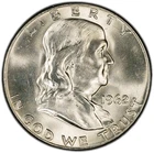 1962-D PCGS MS64 Franklin Half Dollar w/ Flashy Luster & Blast White Surfaces