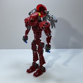 LEGO Bionicle Toa Metru Toa Vakama 8601 Complete with Trans-Red Throwing Disk (B