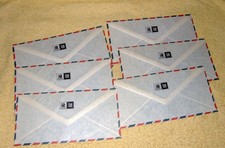 Vauxhall "Air Mail" original Envelopes x 6 late 1970s, Vauxhall-GM Rare
