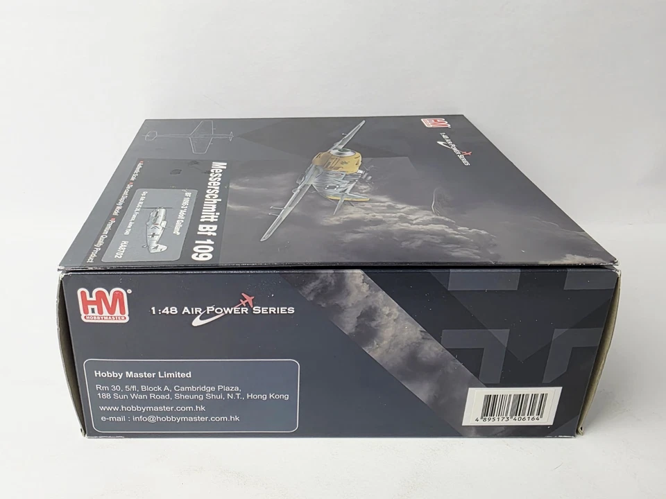 HM HOBBY MASTER MESSERSCHMITT BF109 ADOLF GALLAND 1/48 SCALE IN BOX LOT #10 - Image 3 of 4