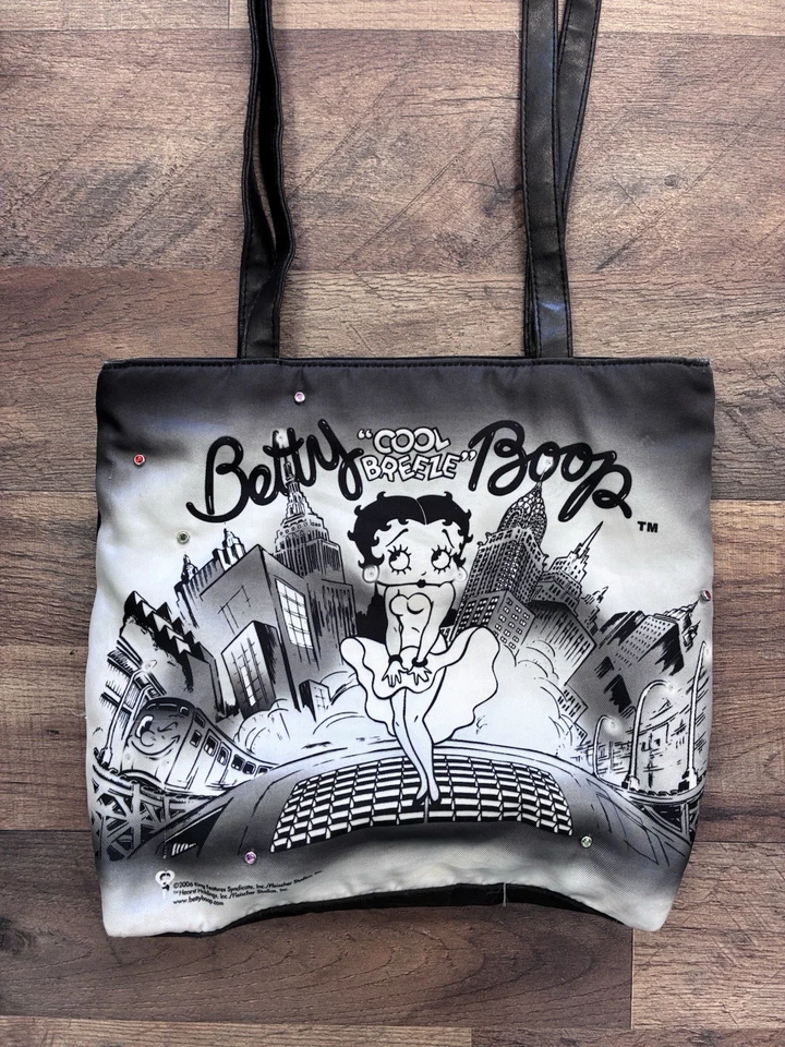 Bolso Bandolera de Hombro Betty Boop De Colección Cartera Y2K Retro Grunge Raro Años 90 00 Foto 2 de 4