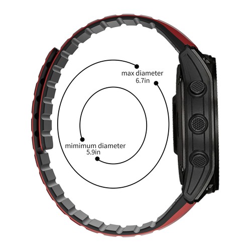 Silikon Quick Fit Armband Für Garmin Fenix E 8 5 6 7 5X Plus 6X 7X Pro 935 945 - Picture 16 of 67