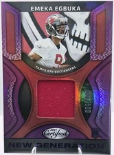 Emeka Egbuka 2025 Panini Certified - New Generation Jerseys Mirror  #NGJ-EEA
