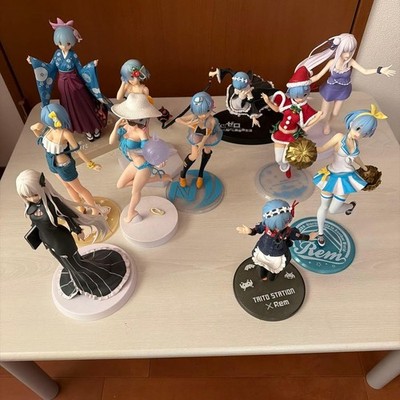 Re:ZERO Kara Hajimeru Isekai Seikatsu Figur Rem Emilia 11tlg Lot Anime Set
