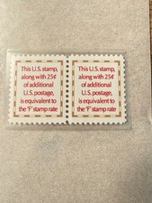 MNH USA Along with 25 Cent of additional 2 Stamps, 25 Cent