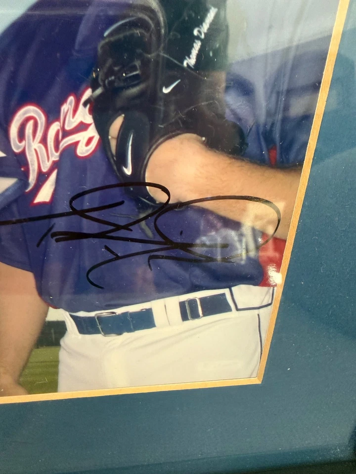 Texas Rangers Edinson Volquez Eric Hurley Thomas Diamond Firmado 8x10 Autografiado Foto 4 de 4