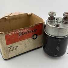 NOS Delco 1119784 starter solenoid 1950-1954 Chevy 6 cylinder Stovebolt 6V