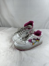 Sanrio Hello Kitty Sneakers Size 13 Shoes White/Pink With Rainbow