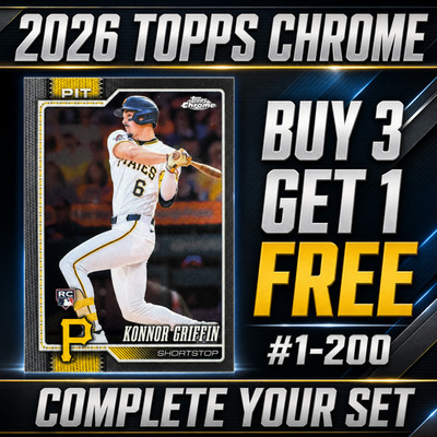 2026 Topps Chrome Baseball Base Singles #1-200 You Pick Complete Your Set