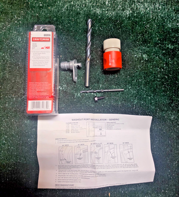 #ad HUSQVARNA CRAFTSMAN POULAN USA OEM TRACTOR PUSH MOWER DECK WASH KIT ASSY #33167 $29.99
